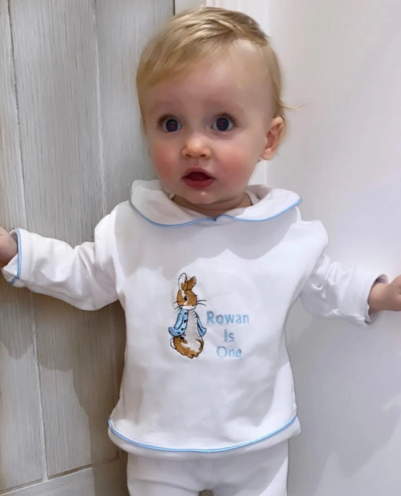 Boys Luxe pyjamas (Choose your own Embroidery options available) 🤍