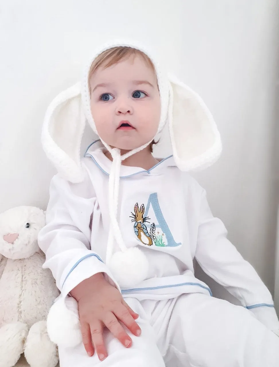 Boys Luxe pyjamas (Choose your own Embroidery options available) 🤍