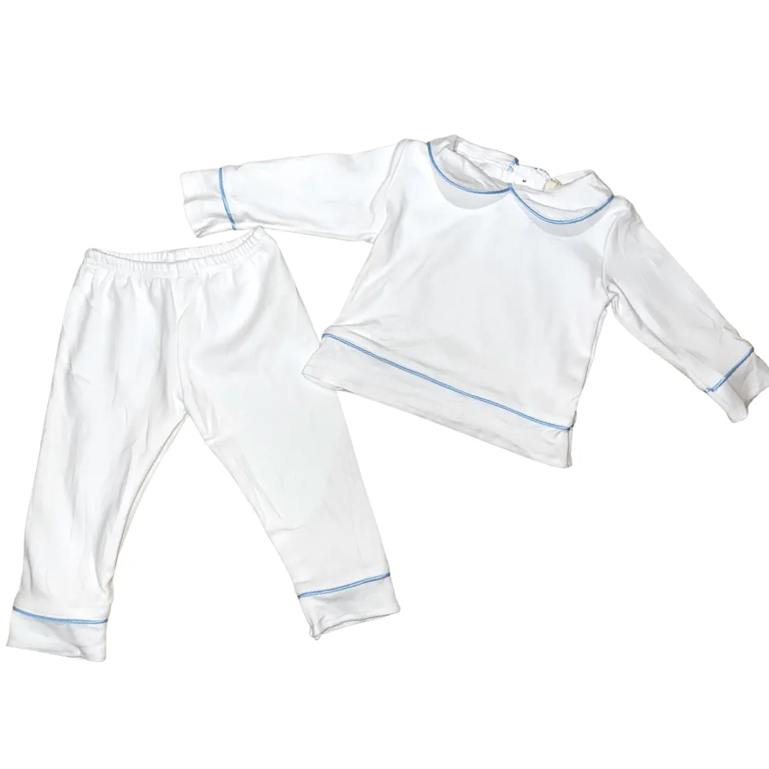 Boys Luxe pyjamas (Choose your own Embroidery options available) 🤍