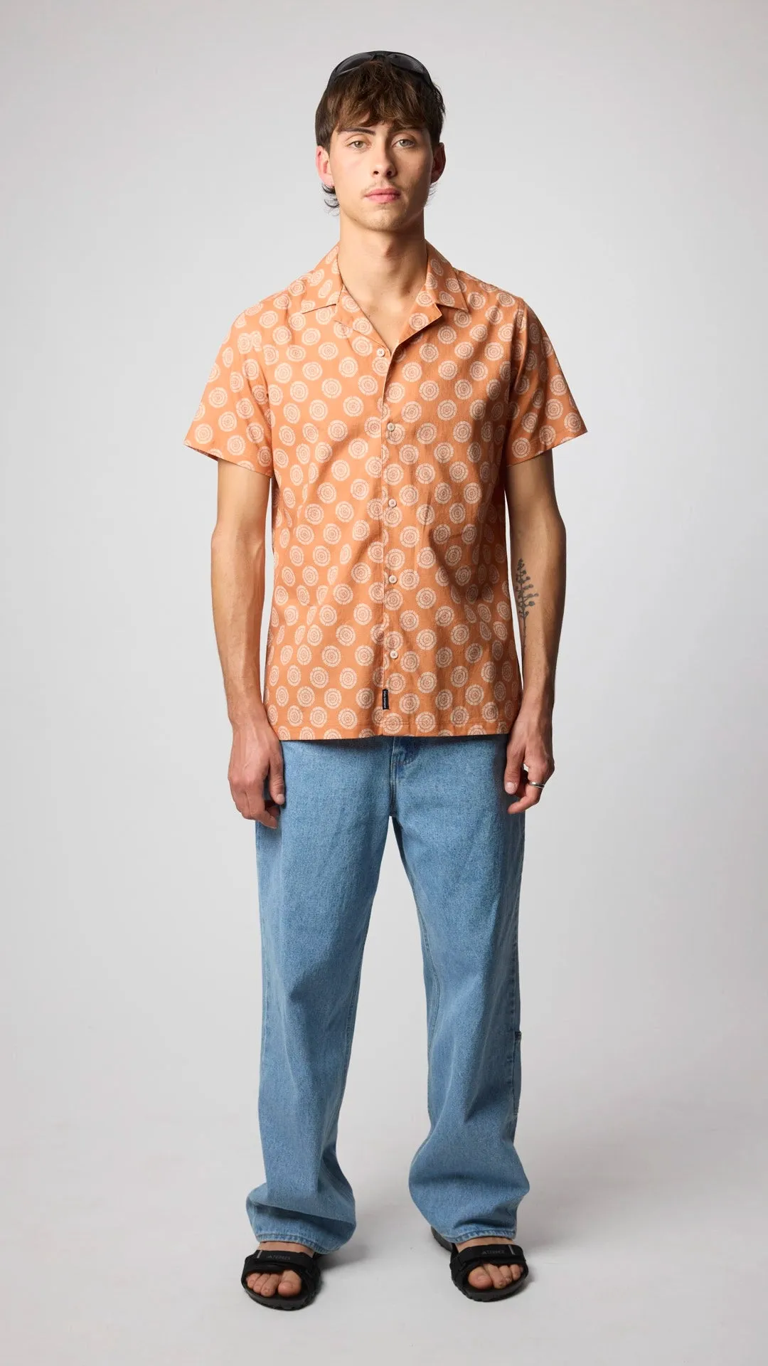 CAMISA MANGA CORTA URCHIN BRICK