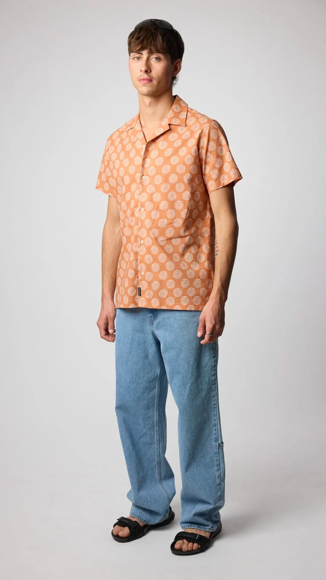 CAMISA MANGA CORTA URCHIN BRICK