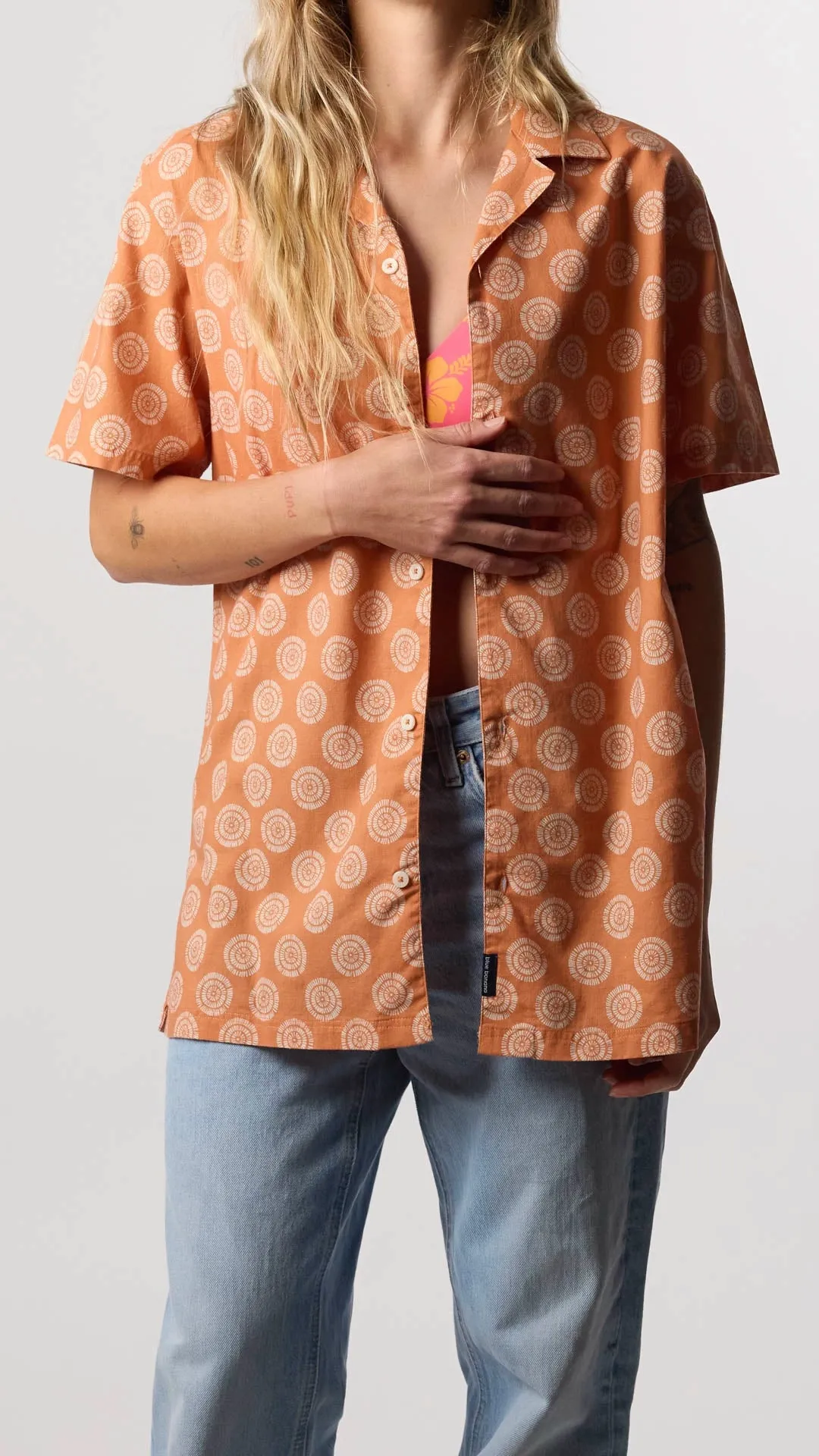 CAMISA MANGA CORTA URCHIN BRICK