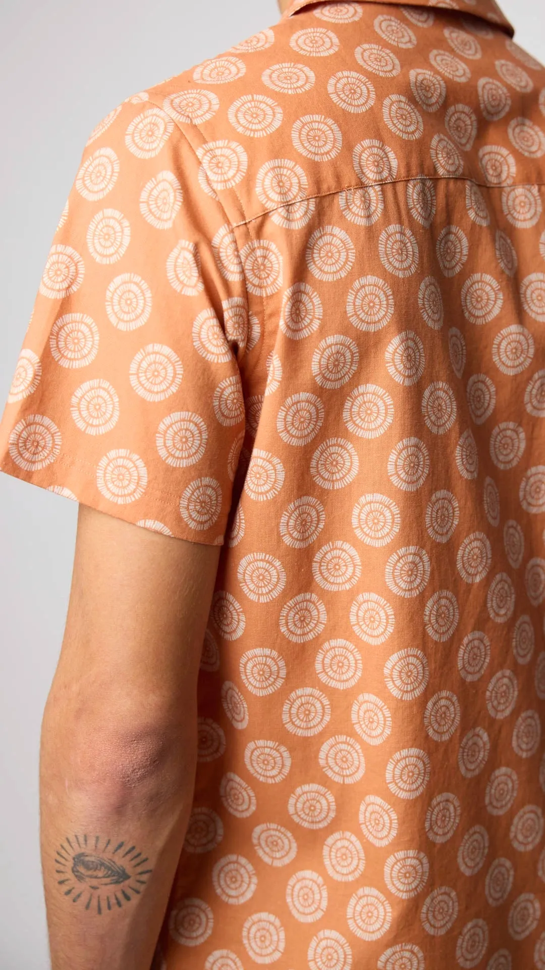 CAMISA MANGA CORTA URCHIN BRICK