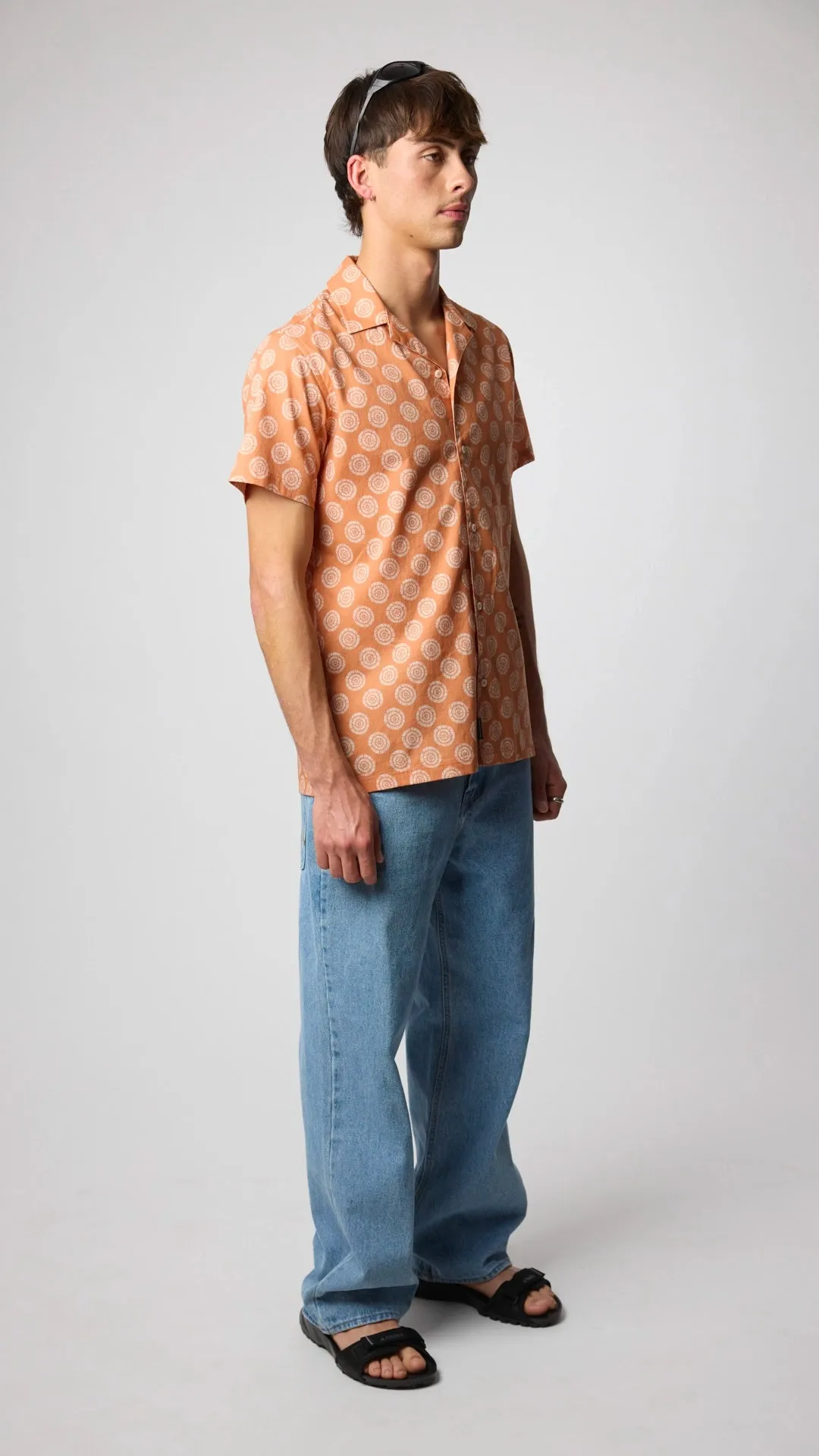 CAMISA MANGA CORTA URCHIN BRICK