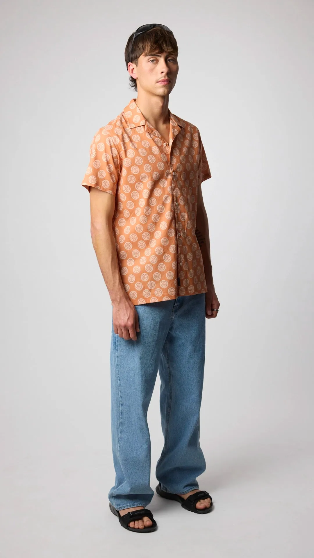 CAMISA MANGA CORTA URCHIN BRICK