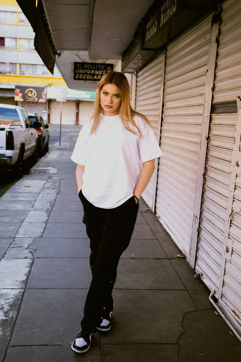 CARGO PANTS IN CARBON BLACK