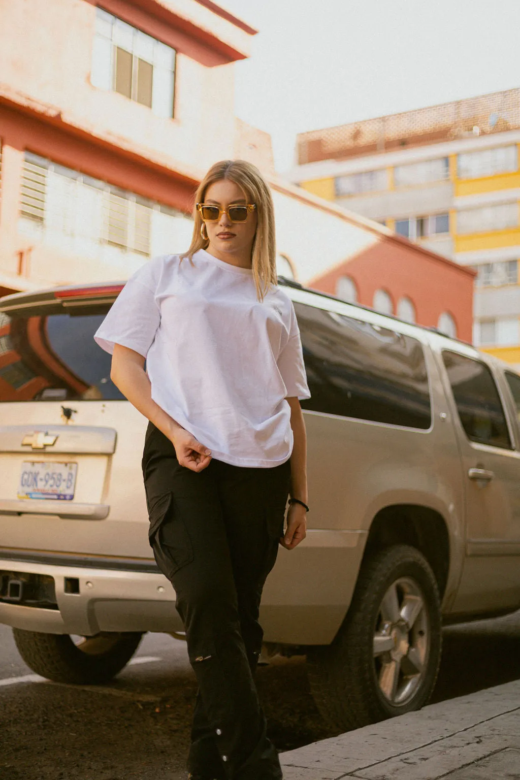 CARGO PANTS IN CARBON BLACK
