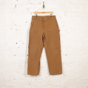 Carhartt Double Knee Work Pants - Brown - M