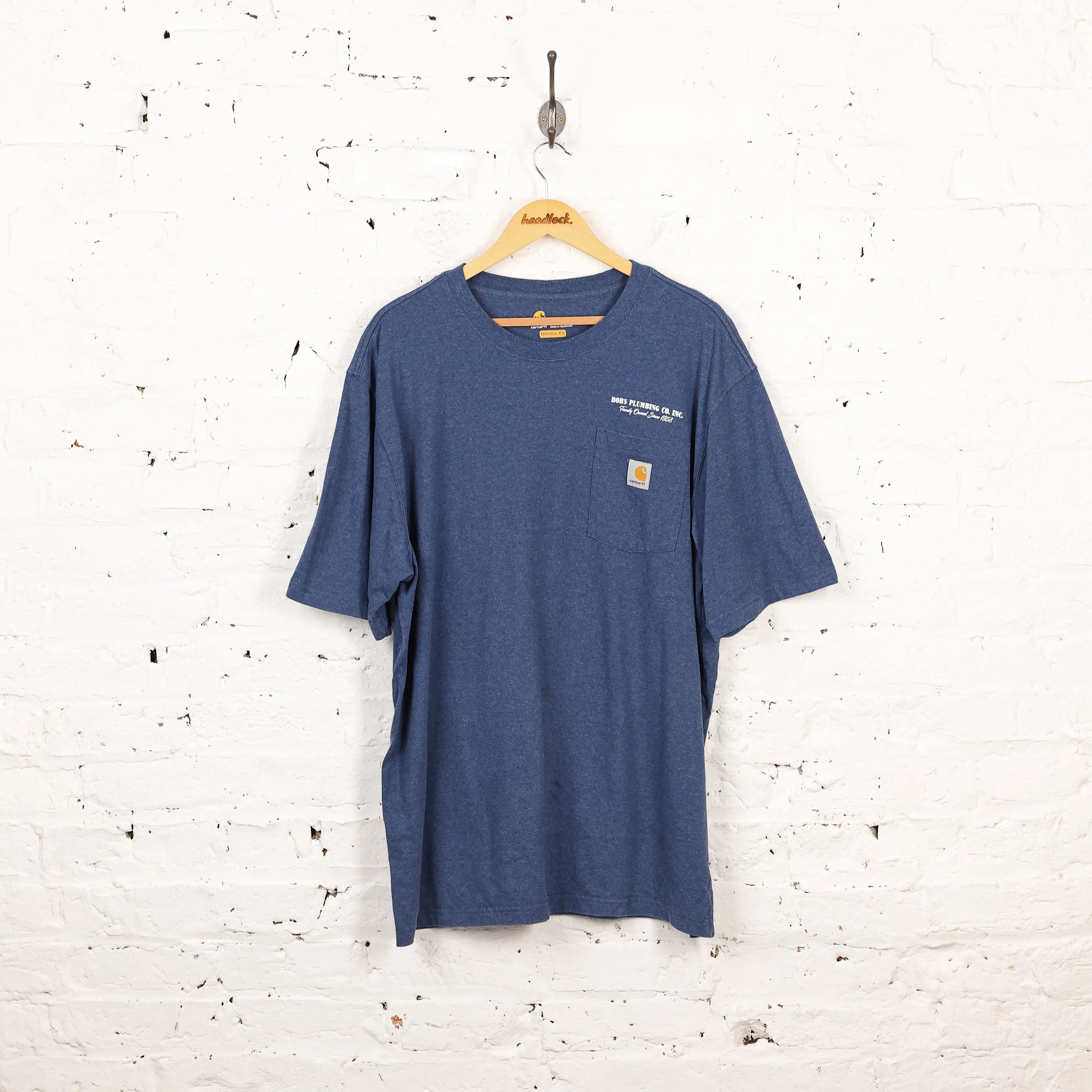 Carhartt Pocket Work T Shirt - Blue - XL