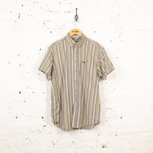 Carhartt Striped Summer Shirt - Beige/Blue - XL