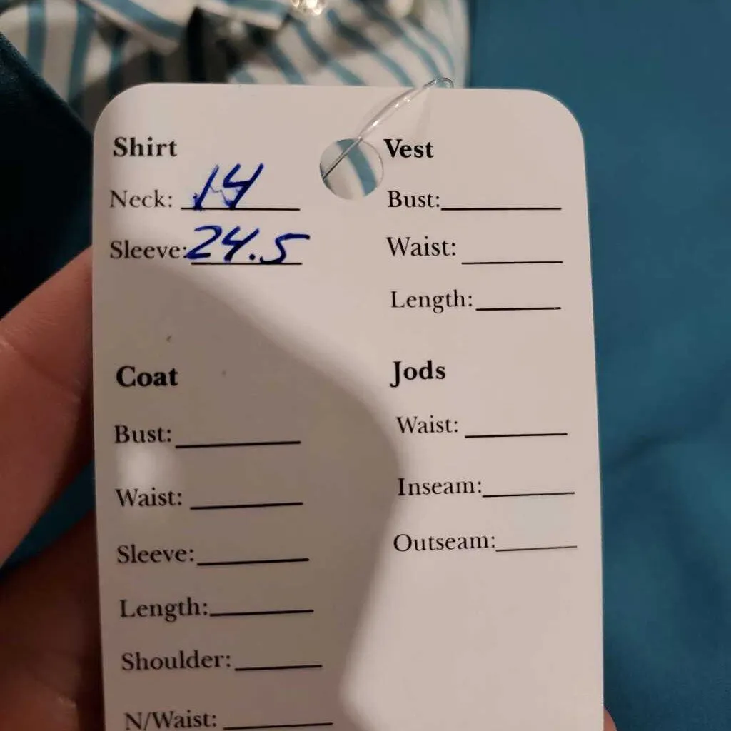 Carl Meyers Teal Striped Shirt