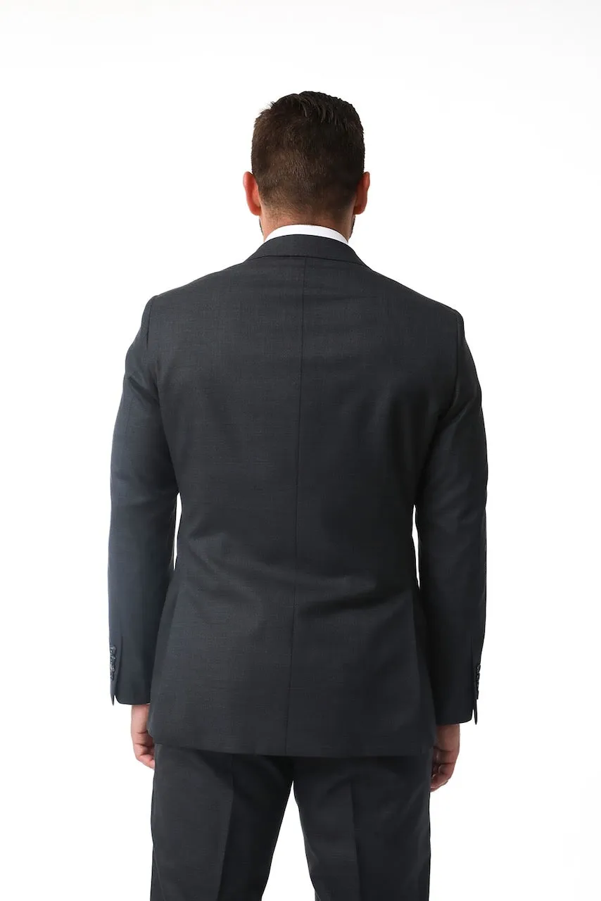 Charcoal Stretch Premium Suit Coat