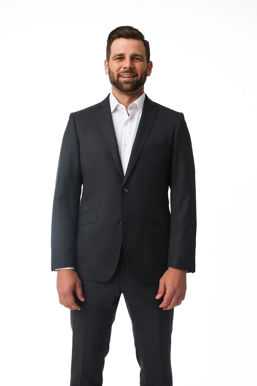 Charcoal Stretch Premium Suit Coat