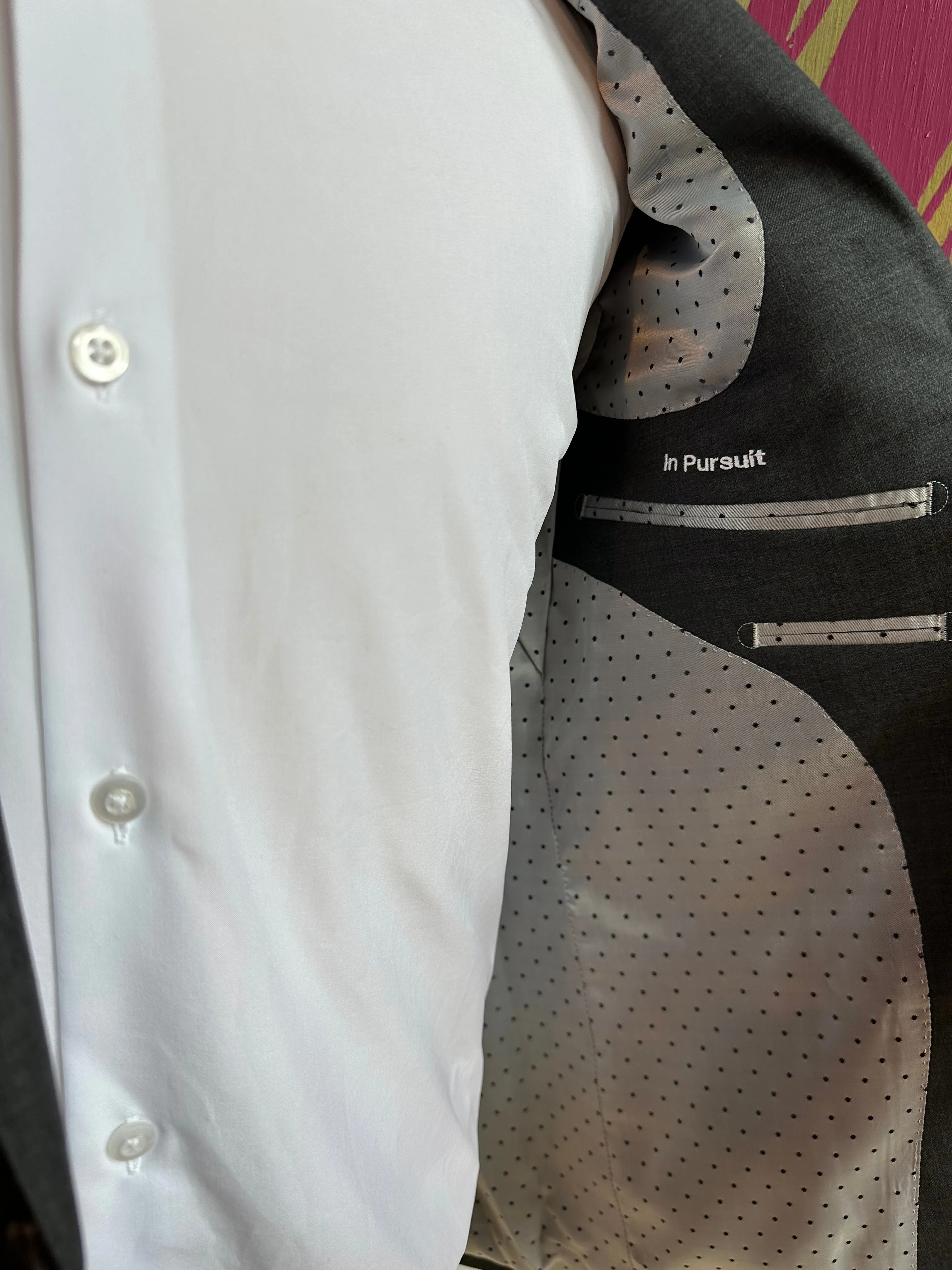 Charcoal Stretch Premium Suit Coat