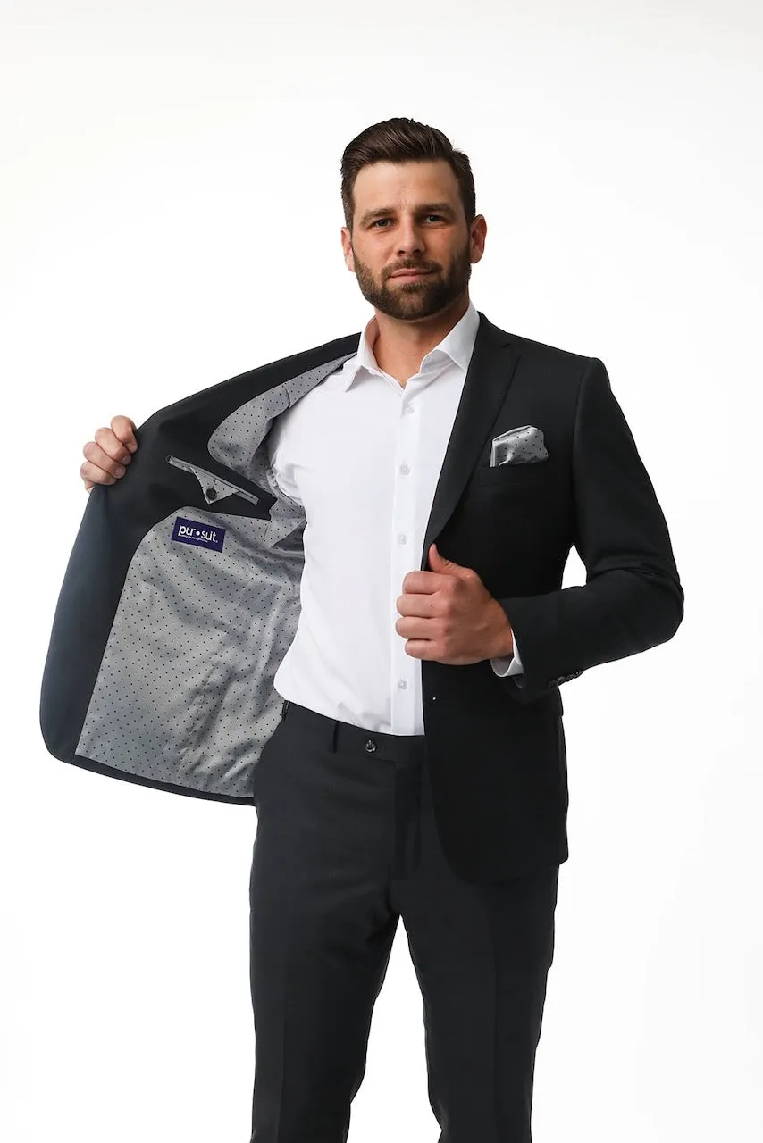 Charcoal Stretch Premium Suit Coat