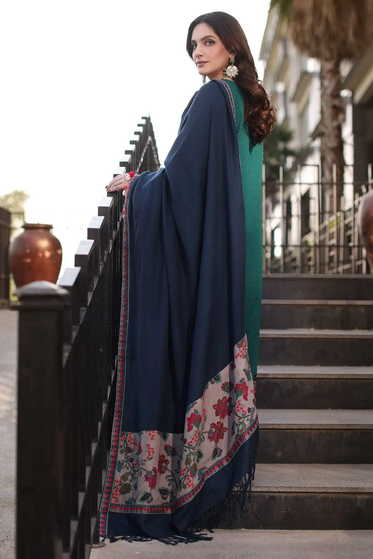 Charizma Naranji Winter/Khaddar Woolen Shawl
