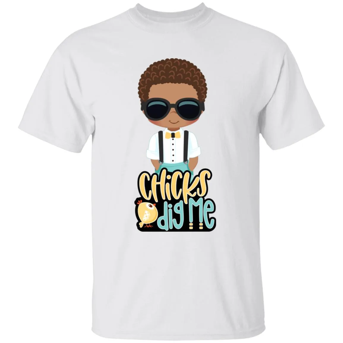 Chicks Dig Me Easter Youth 5.3 oz 100% Cotton T-Shirt