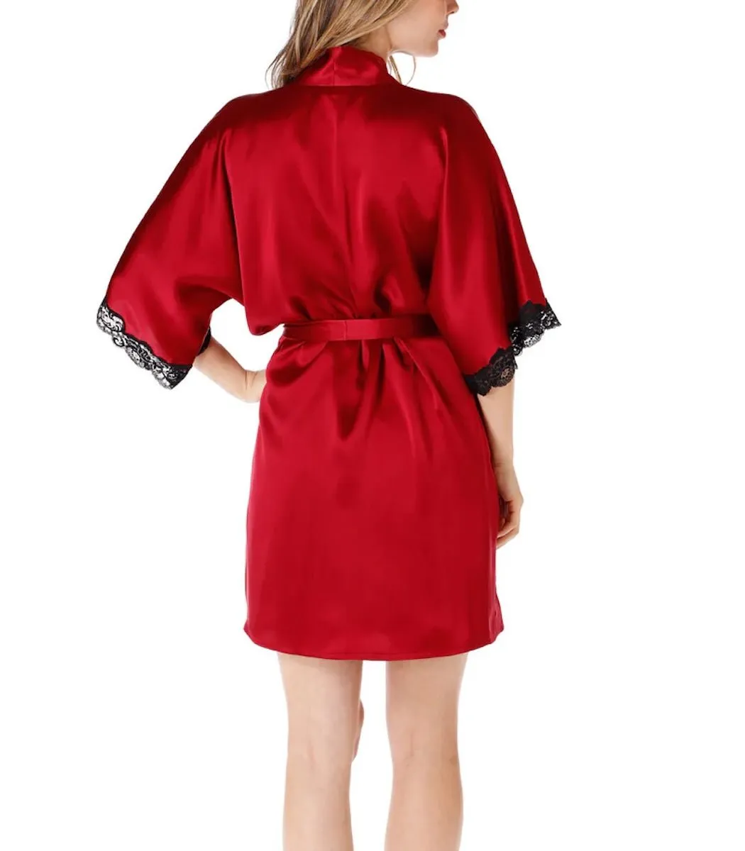 Christine Boudoir Short Silk Robe
