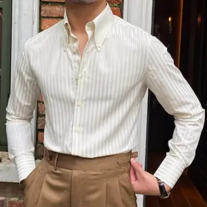 Christopher Mosley Striped Long-Sleeve Shirt
