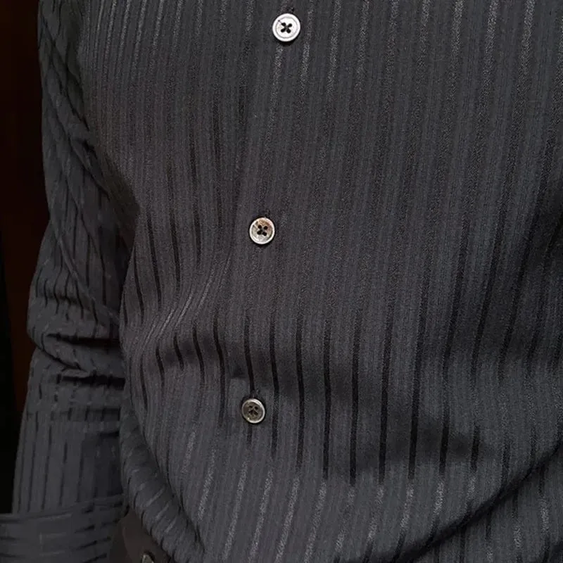 Christopher Mosley Striped Long-Sleeve Shirt