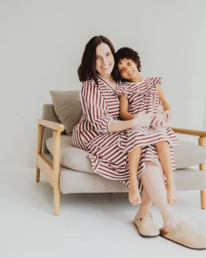Clara Brick Stripe Dress