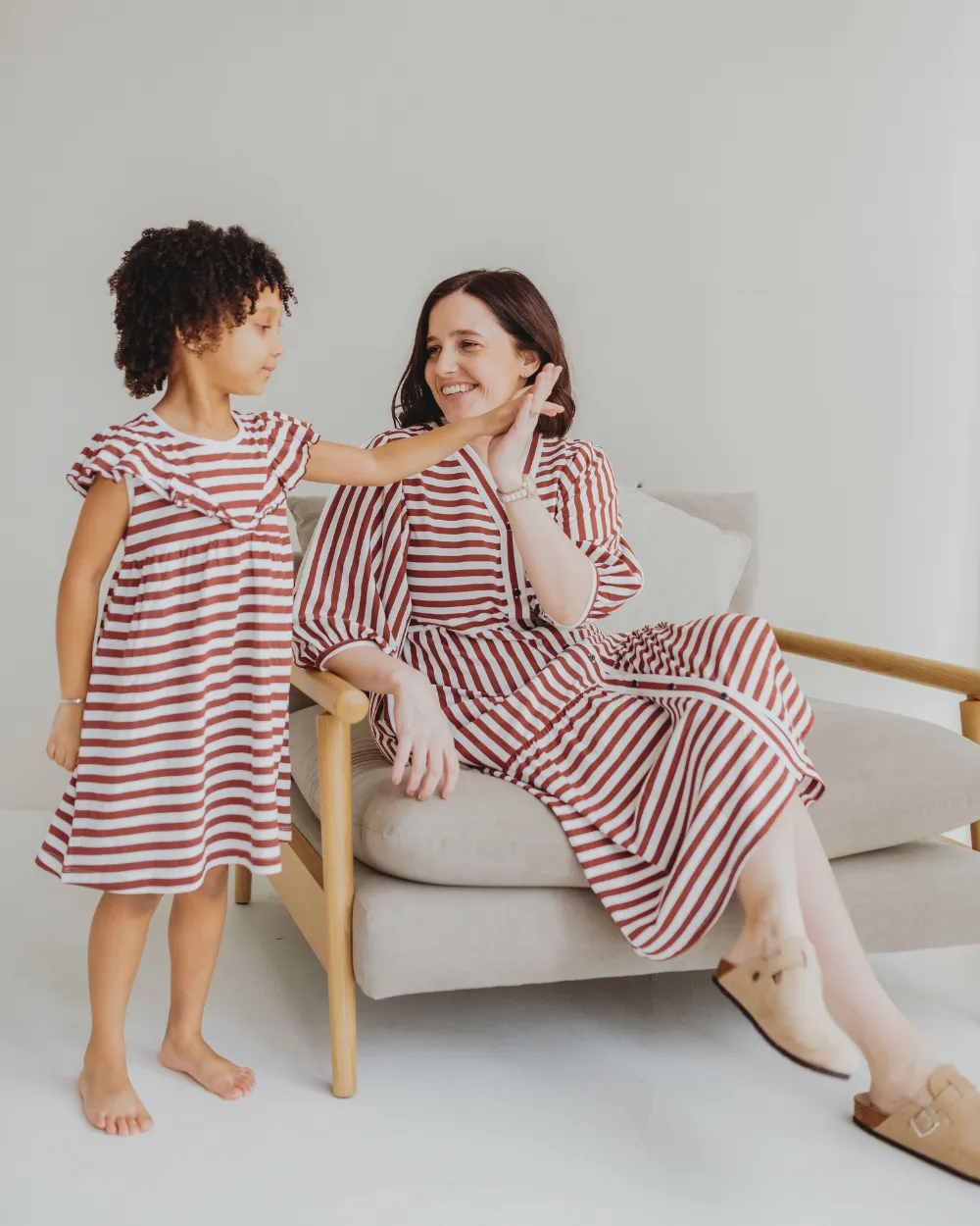 Clara Brick Stripe Dress