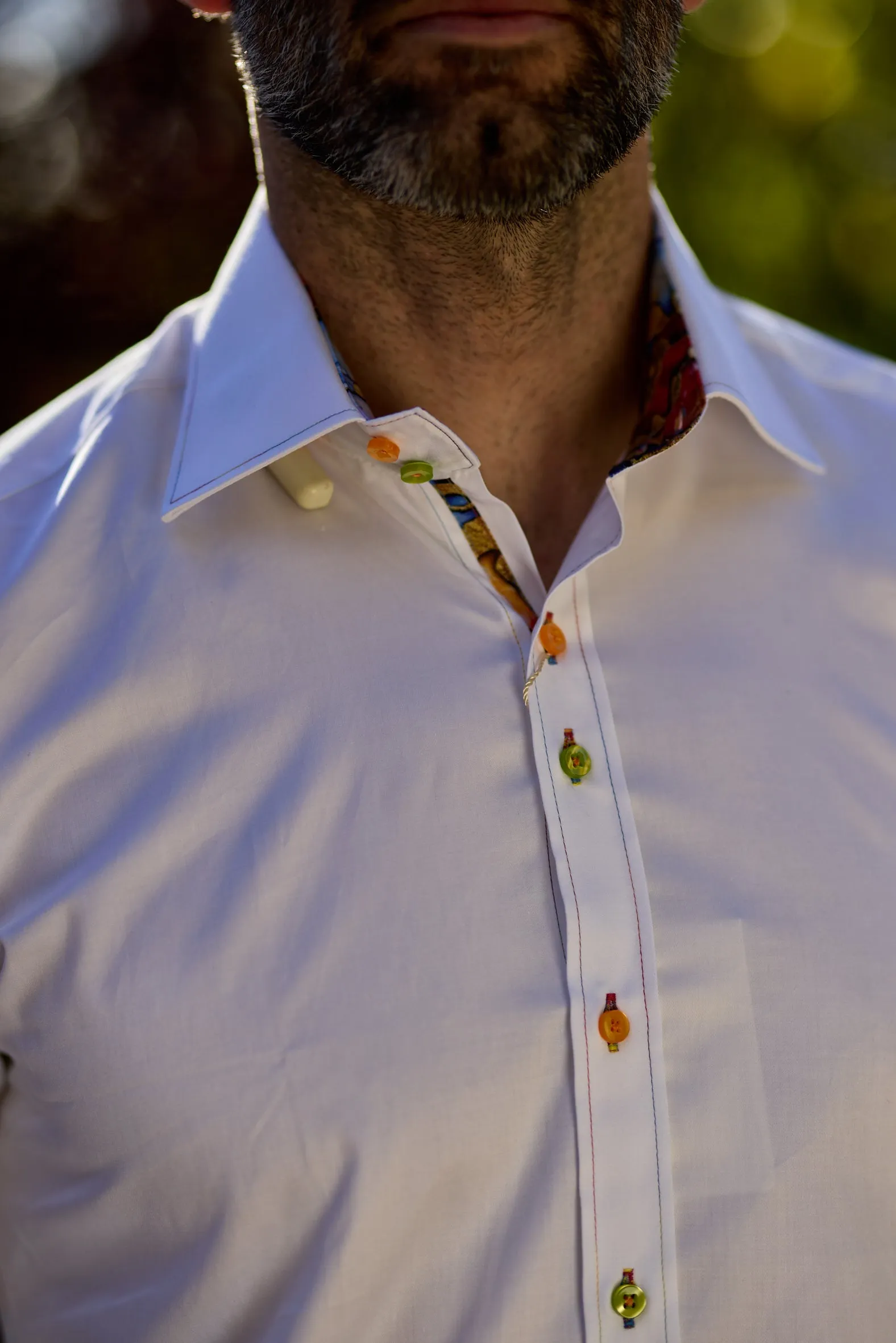 Claudio Lugli Plain Shirt - White, Navy or blue