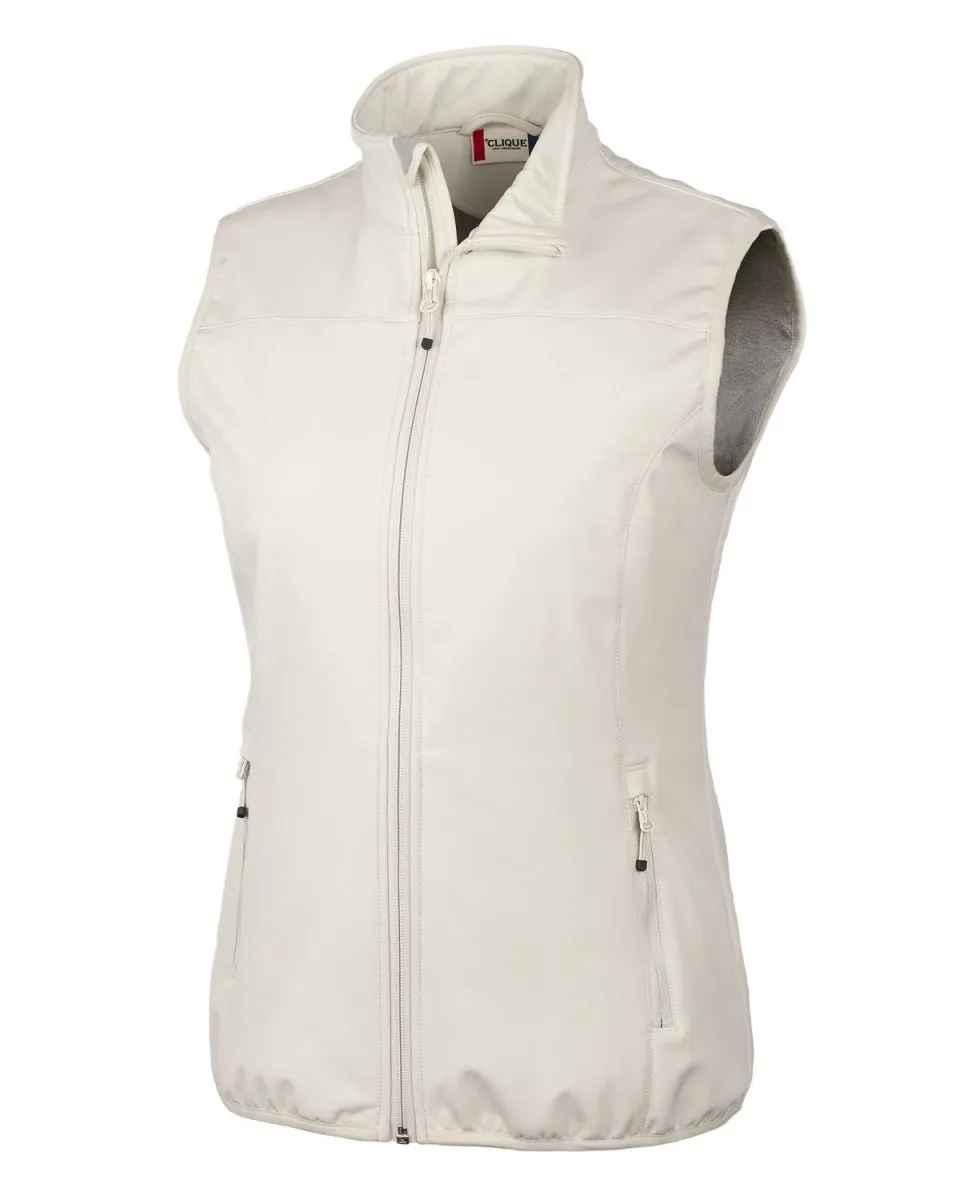 Clique Trail Stretch Softshell Women's Full Zip Vest