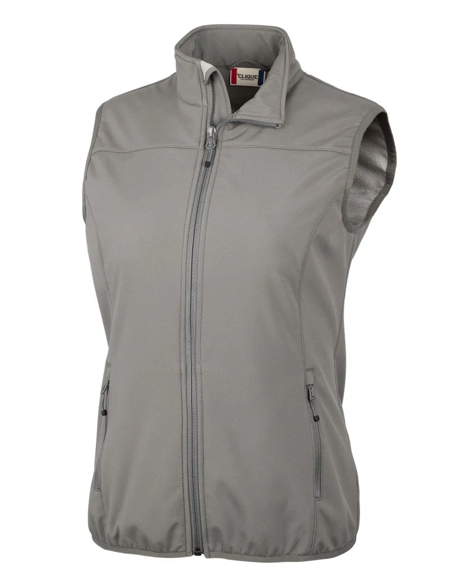 Clique Trail Stretch Softshell Women's Full Zip Vest