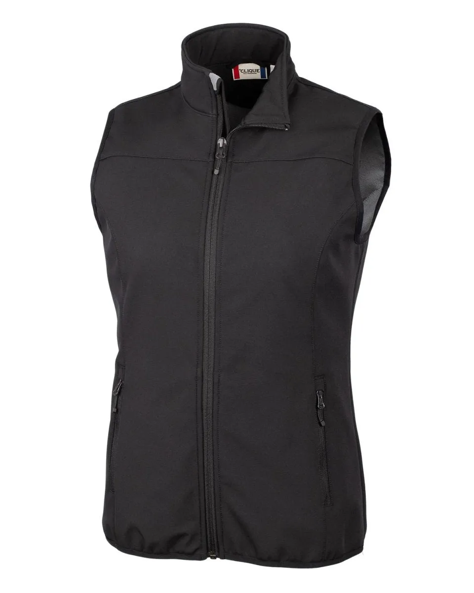 Clique Trail Stretch Softshell Women's Full Zip Vest