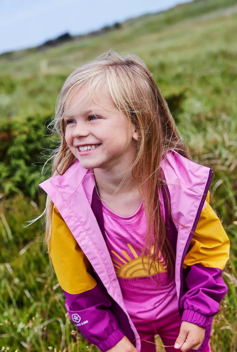 Color Kids Colorblock Jacket Fuchsia Pink