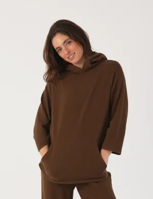 Comfy State Raglan: Chocolate