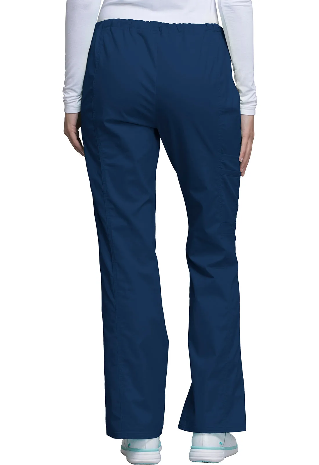Core Stretch 4044 Mid Rise Drawstring Cargo Pants Navy