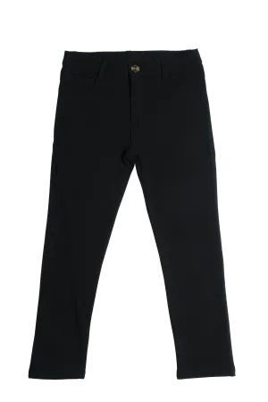 Crew Kids Black Slim Stretch Pants