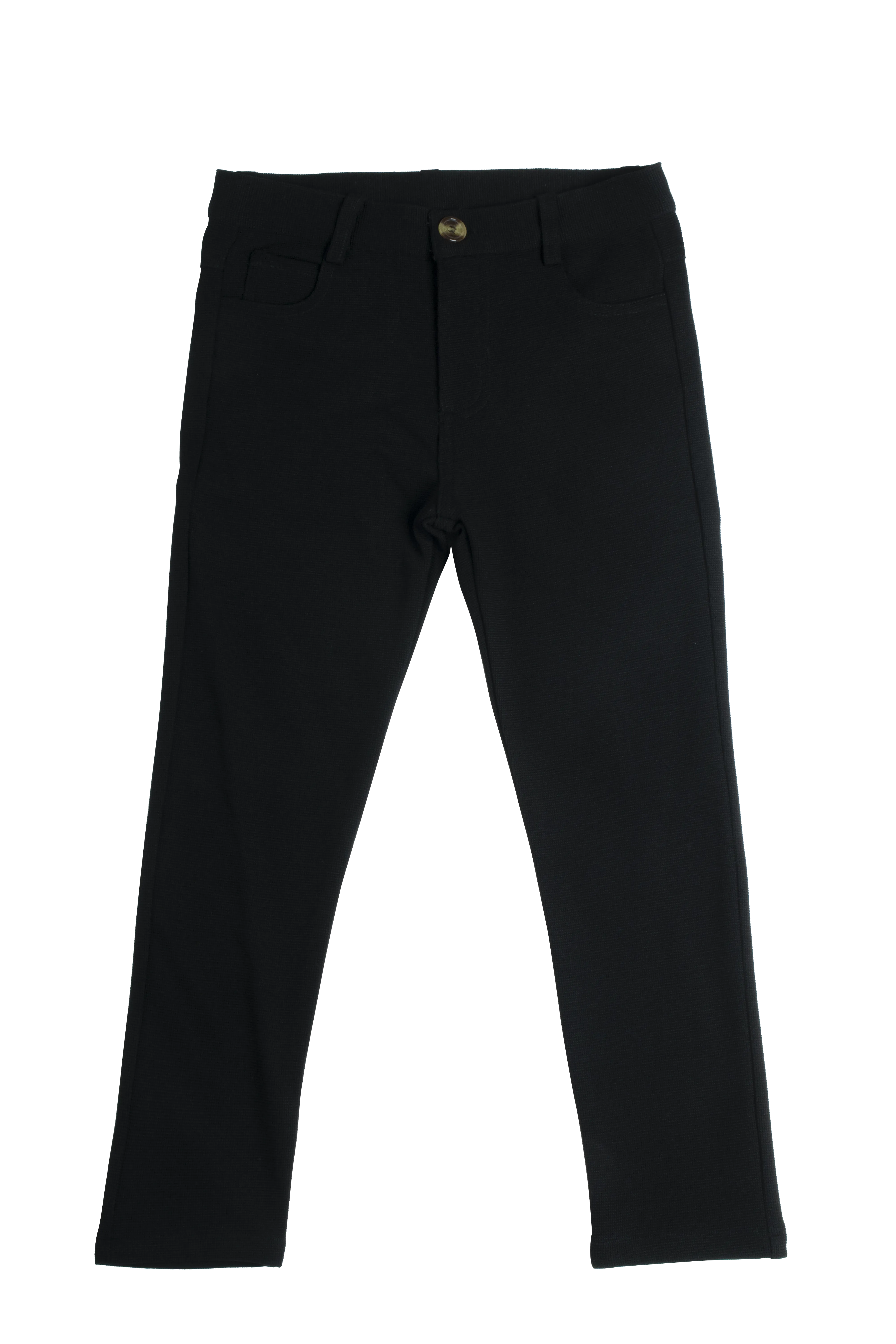 Crew Kids Black Slim Stretch Pants