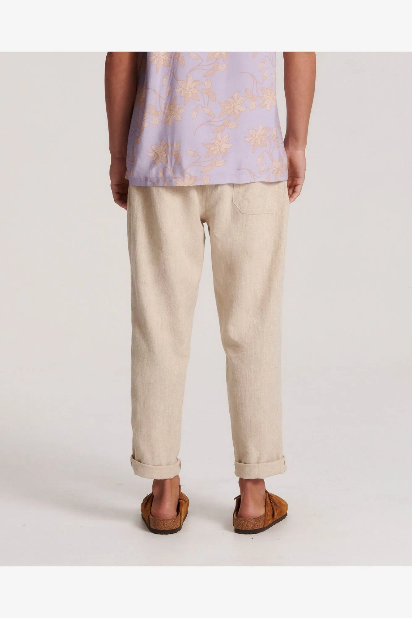 CRUISER LINEN PANT - ECRU