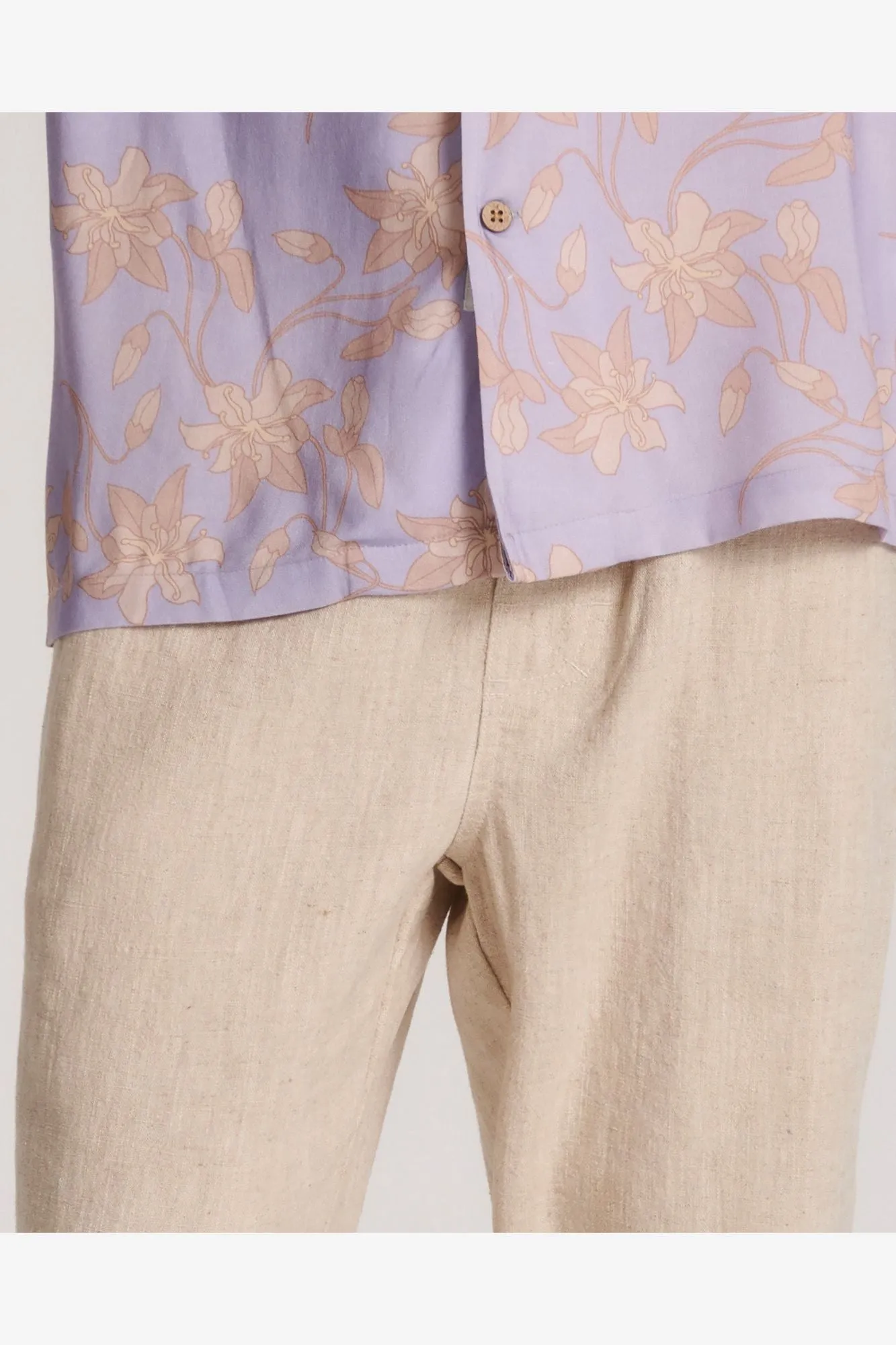 CRUISER LINEN PANT - ECRU