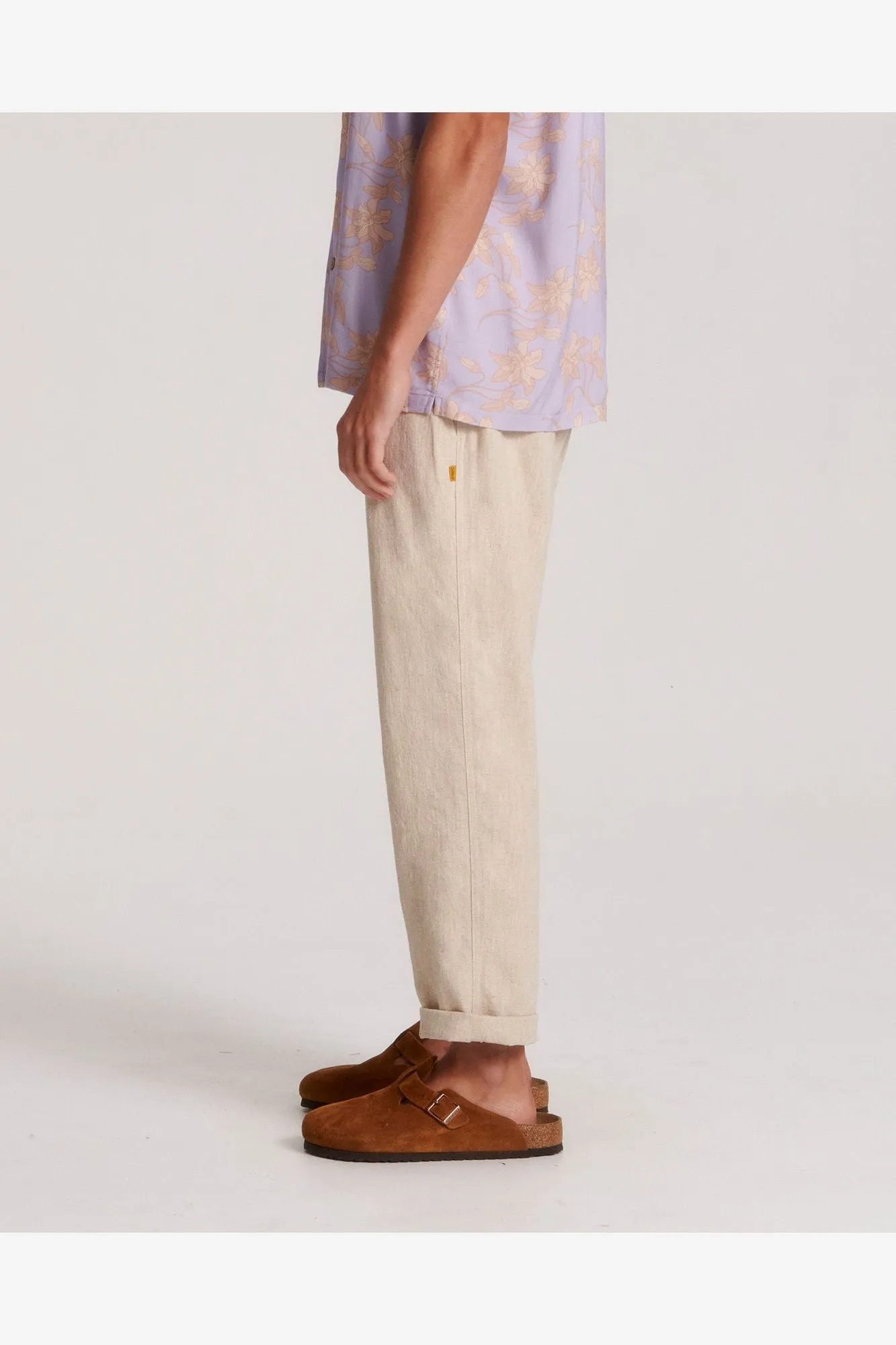 CRUISER LINEN PANT - ECRU