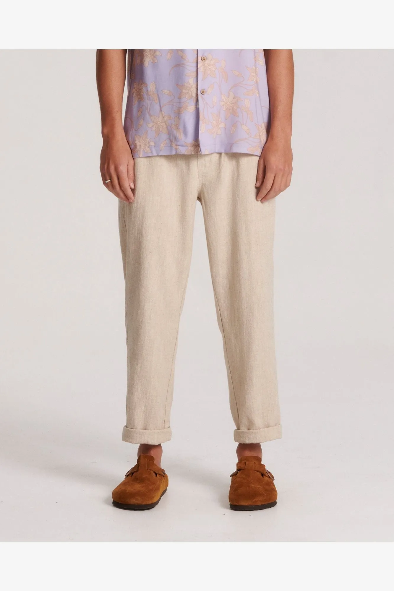 CRUISER LINEN PANT - ECRU