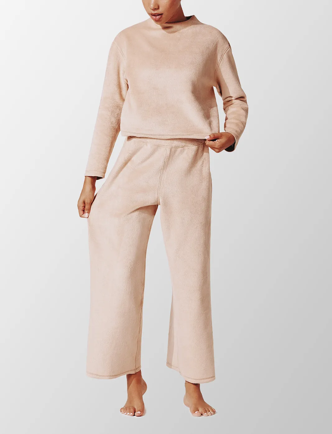 Cuddle Fleece Reversible Lounge Top