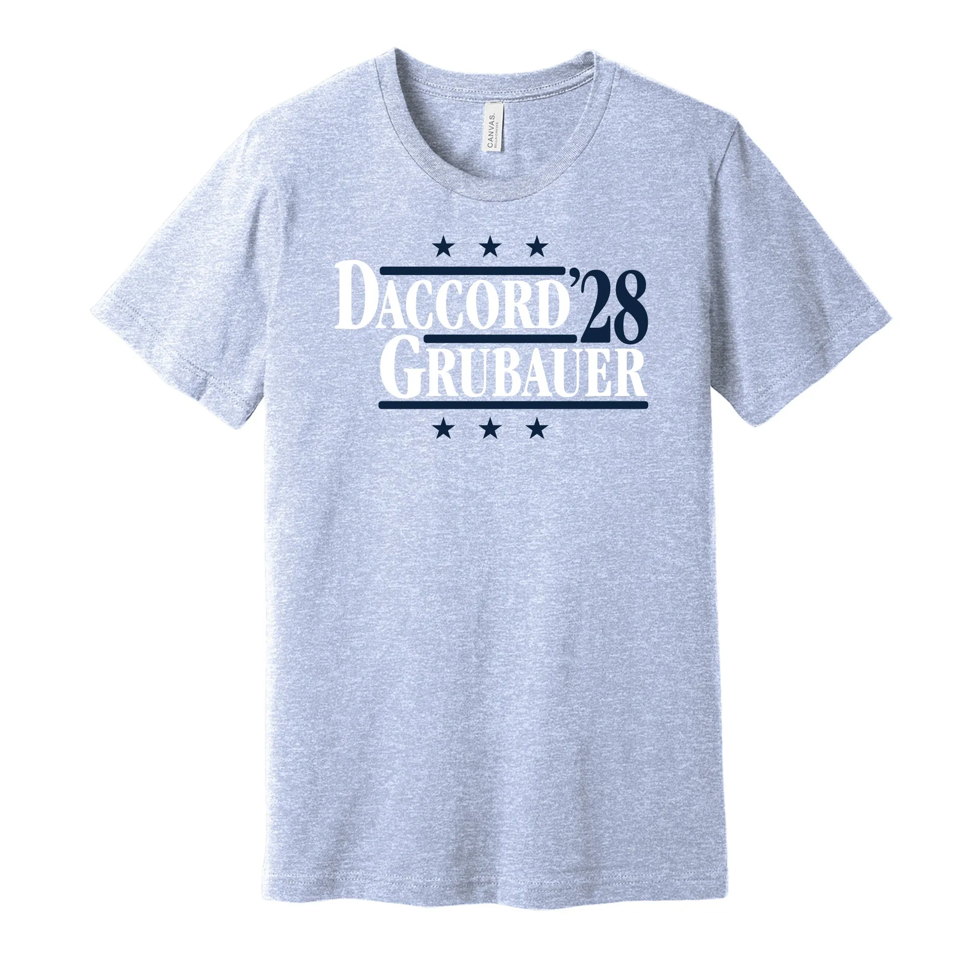 Daccord & Grubauer '28 - Seattle Hockey Political Campaign Parody T-Shirt - Hyper Than Hype Shirts