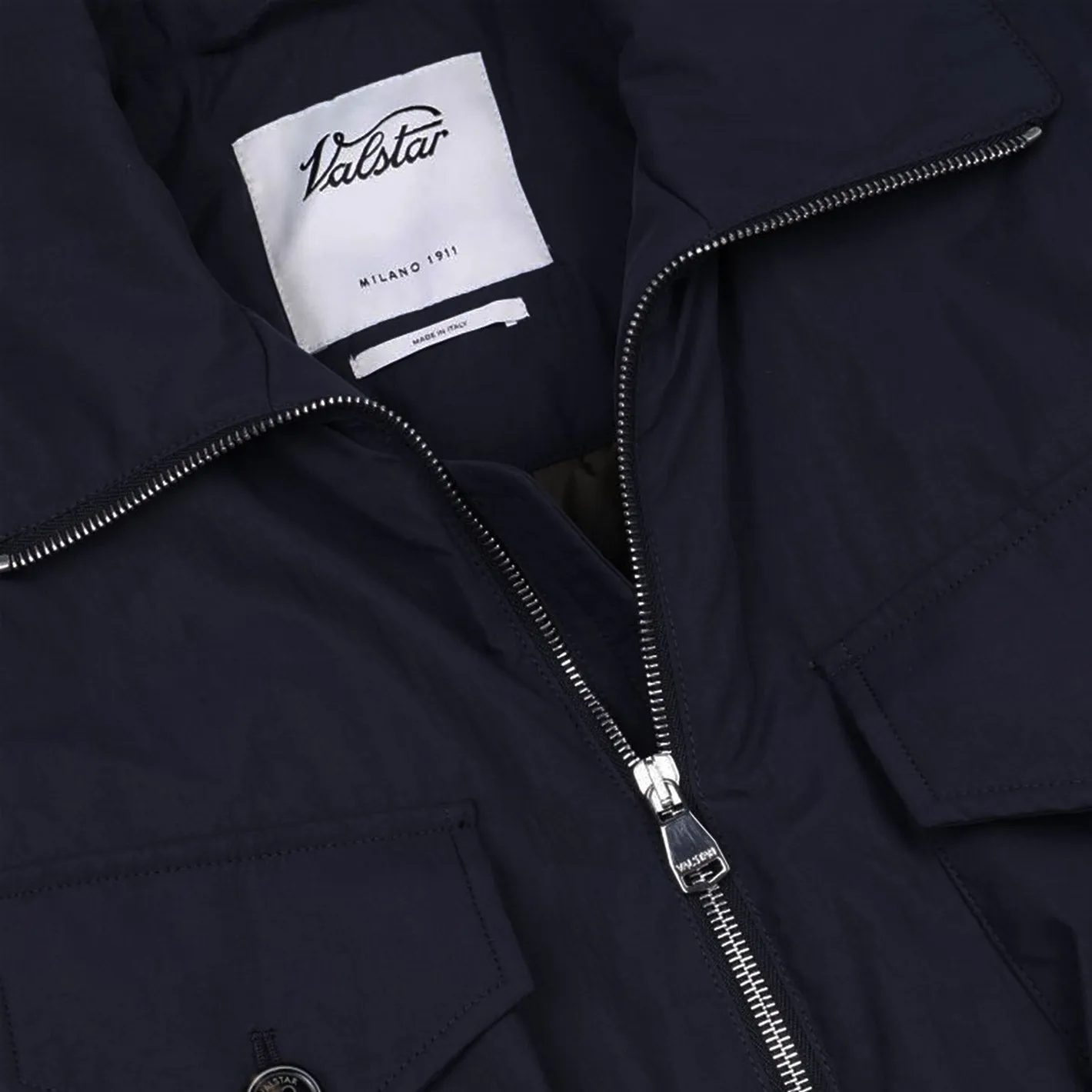Dark Blue Technical Padded Field Jacket