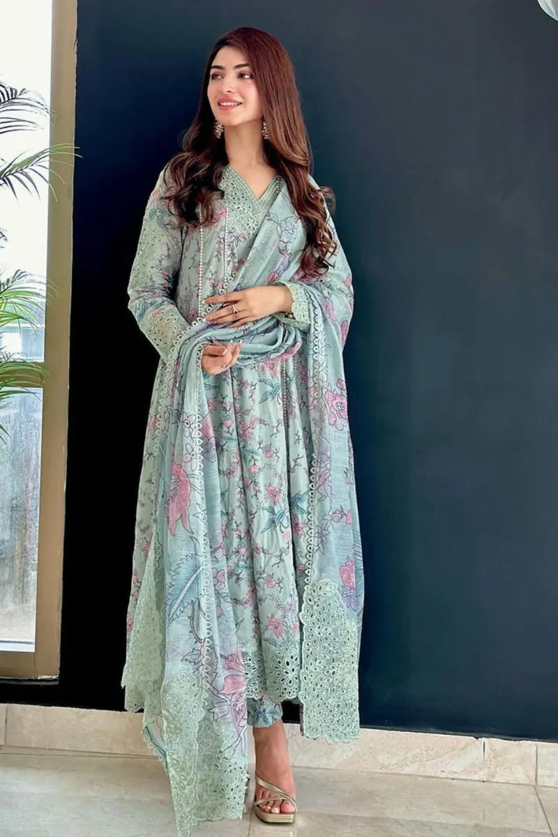 Dastaan By Iznik Embroidered Lawn Suits Unstitched 3 Piece IZ-06 Badar - Summer Collection