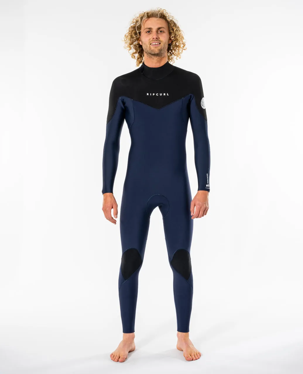 DAWN PATROL 53GB BACK ZIP STEAMER WETSUIT - NAVY