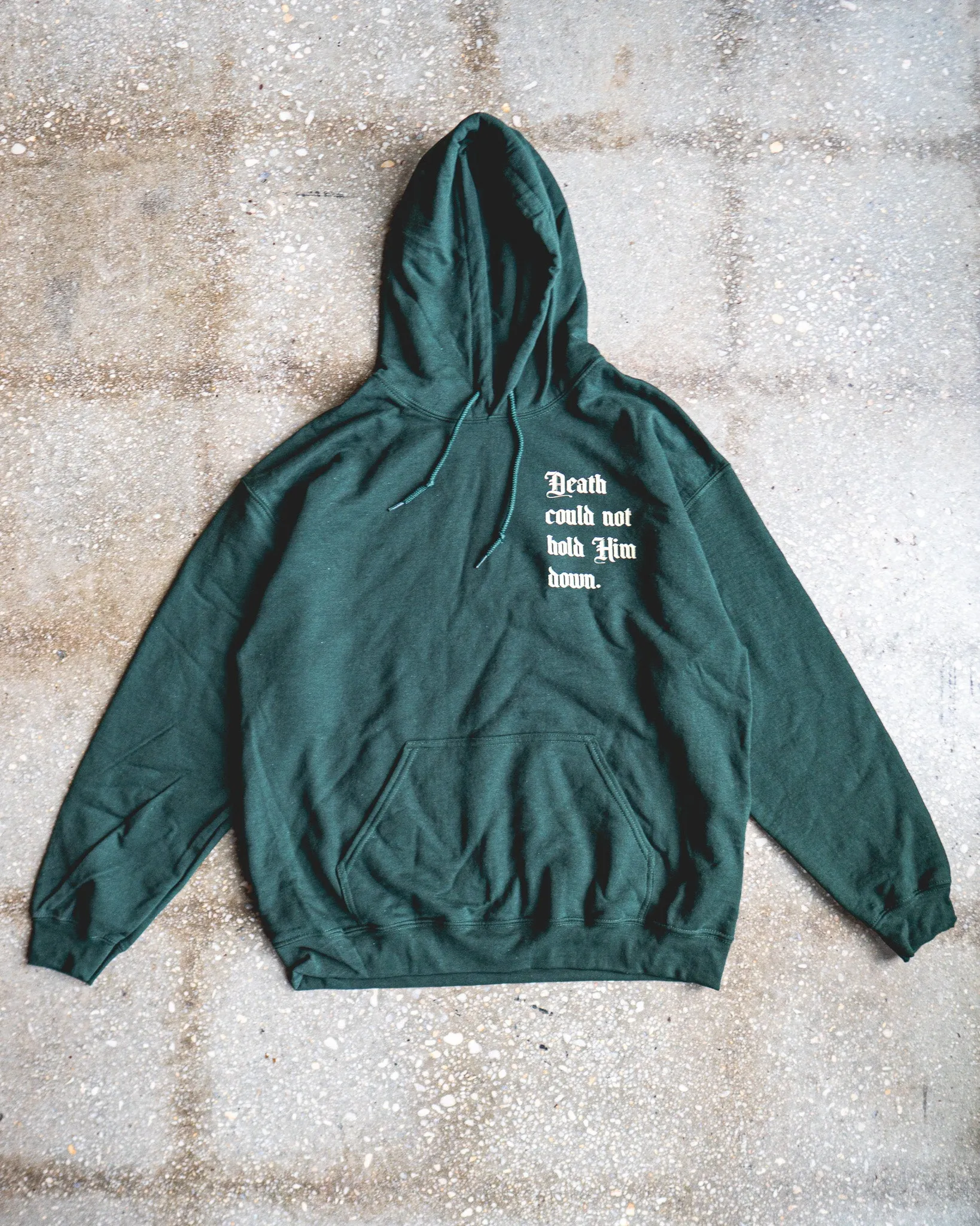 Death Could Not Hold Him Adult Box Hoodie