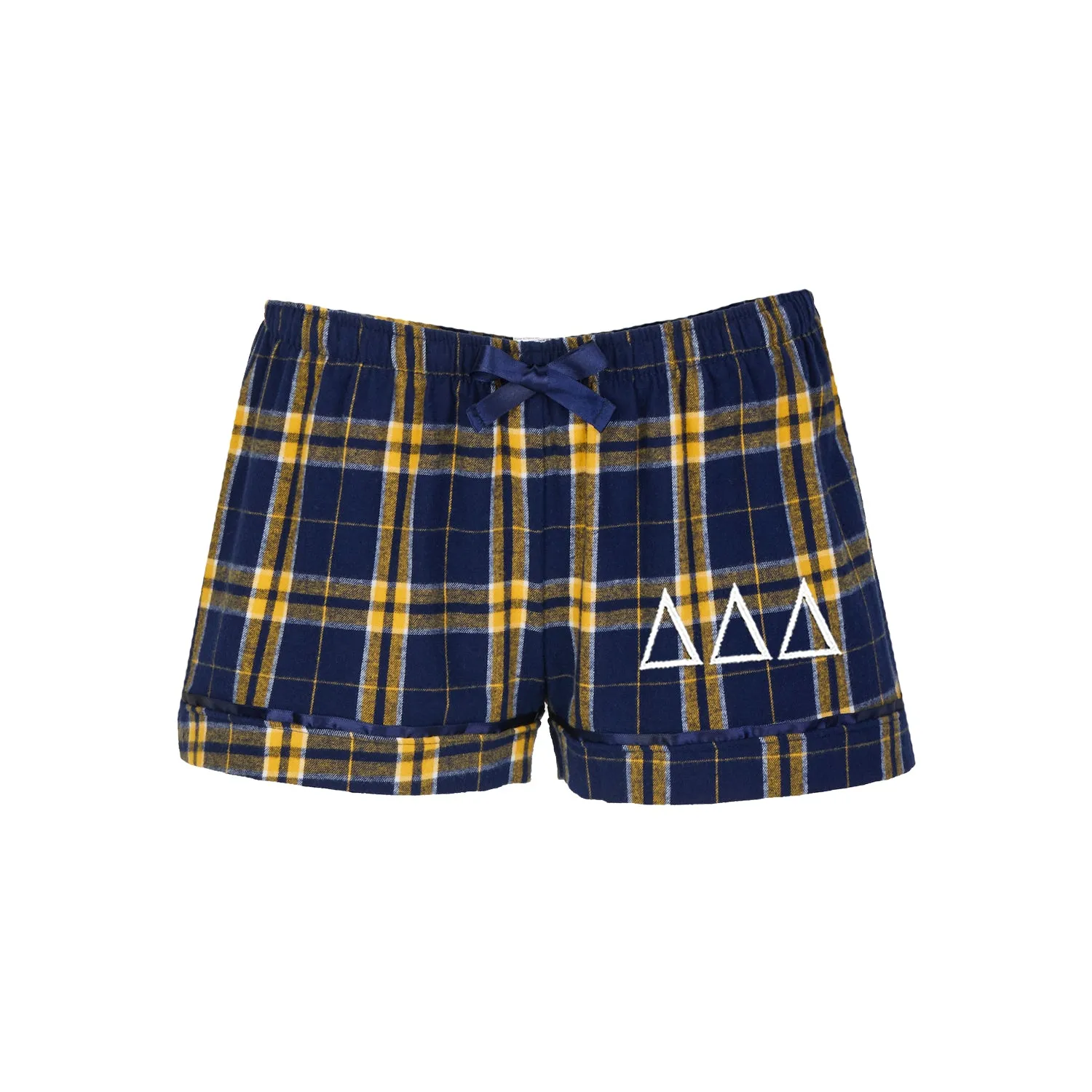 Delta Delta Delta Flannel Boxer Shorts