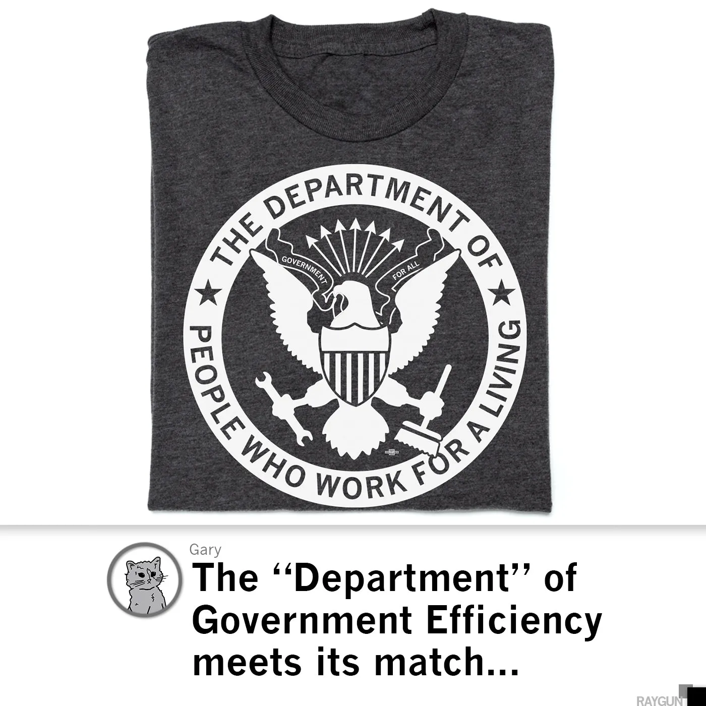 Dept of People Who Work for a Living Charcoal