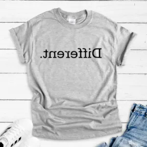 Different Gray Unisex Short Sleeve T-shirt
