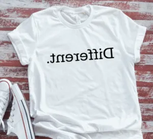 Different Unisex  White, Short-Sleeve T-shirt