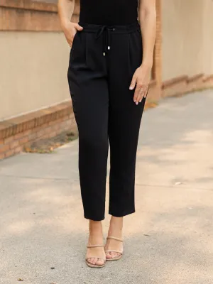 Drawstring Woven Solid Pant